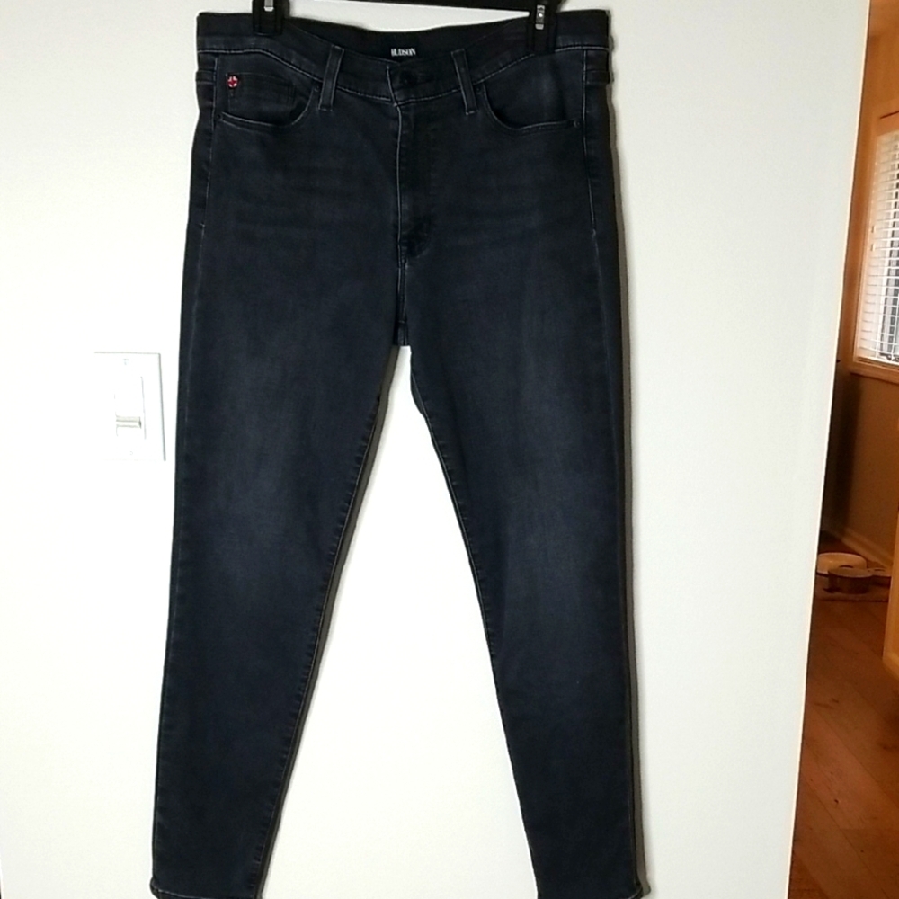 Hudson Womens Ankle Jean's Charcoal Sz 30